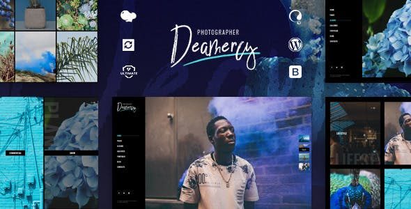 Deamercy创意摄影师 WordPress 主题模板